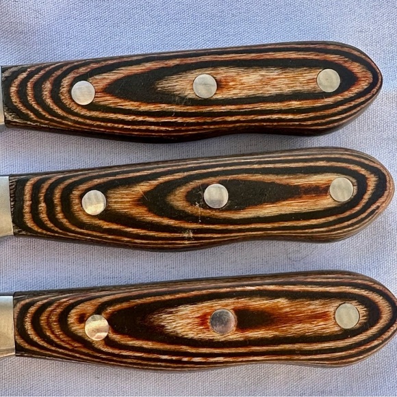 Rancher's Reserve Steak Knives Forged 5” Blade Wood Handle - Picture 6 of 6